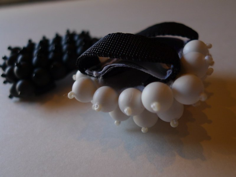 画像1: 2015秋冬新作 gle縞帯留 【ドロップ】