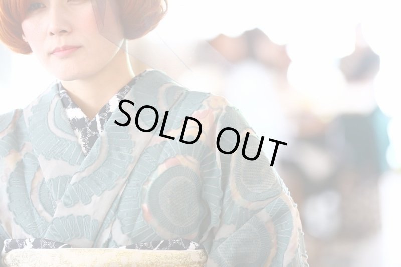 画像2: 2018春夏新作 gle縞帯揚 【縞フレーム】  (2)