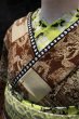 画像1: 2023秋冬新作gle縞半衿【DAMASK】 (1)