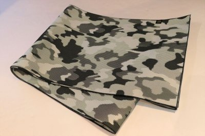 画像1: 2022秋冬gle縞新作兵児帯【蜂camo】